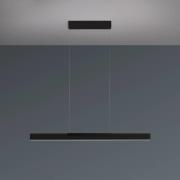 Bopp LED hanglamp Nano 2.0, lengte 100 cm, zwart, metaal