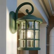 Lindby buitenwandlamp Ankea, groen, hoogte 37 cm, IP23, E27