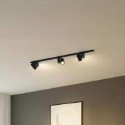 Lindby railsystem Linaro, set van 3 Brinja, LED, zwart