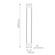 LED wandlamp CAESAR, brons, hoogte 64 cm, metaal/alabaster