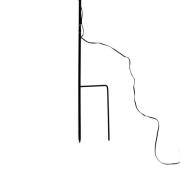 LED ster voor buiten, met aardspies, Ø 55 cm, rood