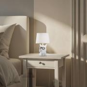 Biagio tafellamp, wit, keramiek, 29 cm hoog, E14