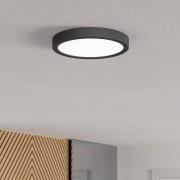 Kroonluchter Edale 6x stoffen kap cappuccino ovaal