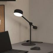 Clavellina LED tafellamp, zwart, kantelbaar