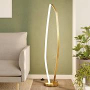 LED vloerlamp Vallerosa in messing