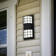 EGLO Cistierna 2 buitenwandlamp, zwart/wit