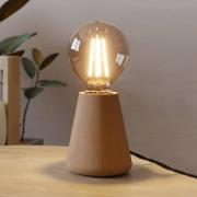 Asby tafellamp, licht hout, hoogte 10 cm, hout