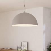 Gaetano 1 hanglamp, Ø 53 cm, grijs/wit, staal