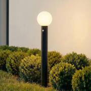 Lindby tuinpadverlichting Dangan, wit, 90 cm, glas, sensor