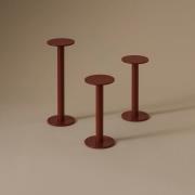 HAY LED tafellamp op batterijen HOST PORTABLE, roestrood, 30 cm, IP44