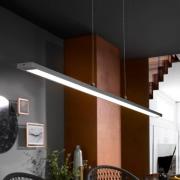 LED hanglamp Marlo, grijs, lengte 120 cm, CCT, touchdimmer