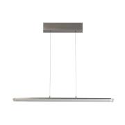 LED hanglamp Torvi, nikkel, lengte 88 cm, CCT, aanraakdimmer