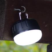 LED buitenlamp op accu 850948, zwart/wit, Ø 7 cm, kunststof