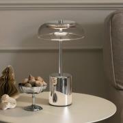 Nuura LED tafellamp Blossi, hoogte 26 cm, chroom/helder