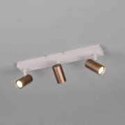 Spot Taryn, bruin, lengte 45 cm, 3-lamps, mini-GU10