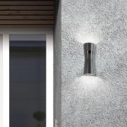 LED-sensor buitenwandlamp 5135, grafiet, metaal, 26 cm, IP65