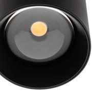 LED buiten plafondlamp 5173, zwart, 9 cm, metaal, IP54 CCT