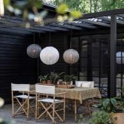 PR Home Schaduw Alva Buiten Hanglamp beige Ø 40 cm