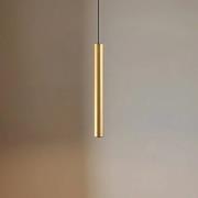 Lindby LED hanglamp Lumaro, goud, 27 cm, 48V, dimbaar