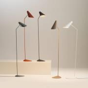 Vibia LED vloerlamp I.Cono, roodbruin, hoogte 127 cm, 2.700 K