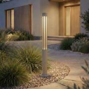 Lindby LED tuinpadverlichting Fjorya, hoogte 60 cm, steengrijs, IP65