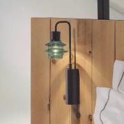 Bover LED wandlamp Drop A/02, groen, glas, 2.700 K