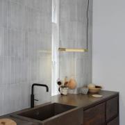 GEJST hanglamp Radent messingkleurig, lengte 70 cm, G13 LED