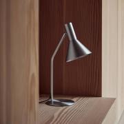 FRANDSEN Tafellamp Lyss, aluminiumkleurig, metaal, 50 cm, E27