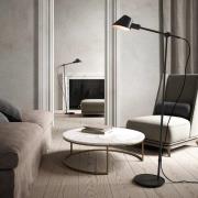 Vloerlamp Stay up + down, zwart