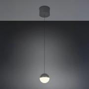LED hanglamp Senta, antraciet, Ø 10 cm, 3.000 K, 1-lamp.