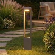 Lindby LED tuinpadverlichting Meloni, antraciet, 65 cm, IP65 draaibaar