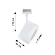 Paulmann URail LED-spot Arena, signaalwit, 2.700 K, dimbaar