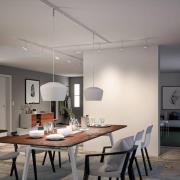 Paulmann URail-rail, signaalwit, lengte 10 cm, aluminium