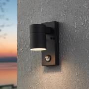 Wandlamp Riga 5, antraciet, hoogte 16 cm, metaal