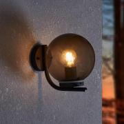 Buitenwandlamp Taverna, zwart/bruin, uitval 27 cm