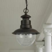 Lindby buiten hanglamp Eddie, roest, metaal, IP44, E27