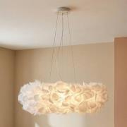 Slamp hanglamp Clizia Mama Non Mama, Ø78cm, wit/helder