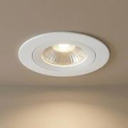 LED plafondinbouwspot Diled, Ø 8,5 cm, 10 W, 3.000 K, wit