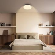 LED plafondlamp Nikan, antraciet, Ø 28,5 cm, 3.000 K