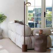 GOOD & MOJO LED vloerlamp Okinawa, 1-lamp bruin, 146 cm, hout