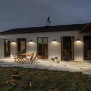 OSRAM Solar wandlamp ENDURA STYLE FIN, grijs, sensor, IP54