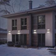 OSRAM Solar-wandlamp ENDURA STYLE UPDOWN grijs, sensor, IP54