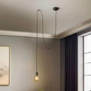 Hanglamp Spider, zwart, 1-lamp