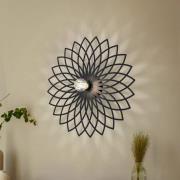 Wandlamp Fellini MR-987 gatenpatroon Ø50cm zwart