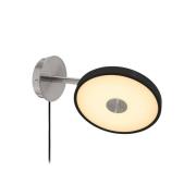 UMAGE LED wandlamp Asteria Short, zwart, staal, stekker