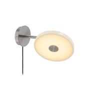 UMAGE LED wandlamp Asteria Short, wit, staal, stekker