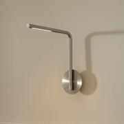 UMAGE LED wandlamp Omni Pivot, staalkleurig, dimbaar