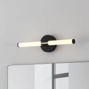 LED wandlamp Ramola, zwart, breedte 45 cm, IP44, CCT