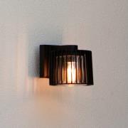 Buitenwandlamp SHYNE, zwart, 19 cm, metaal, IP54, E27