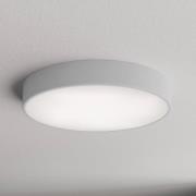 Plafondlamp Cleo, Ø 50 cm, IP54, grijs, metaal, E27